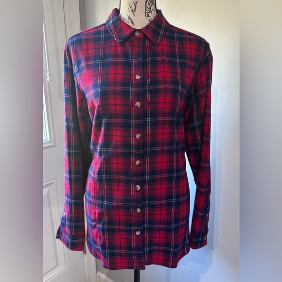 👚 Jachs GF Women's Cozy Flannel Shirt - Red, Size S ❤️  ✨ Condition: Pre-loved, - Picture 2 of 11